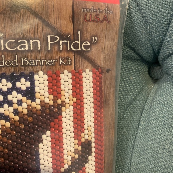 American Flag Art Red White - Picture 7 of 9